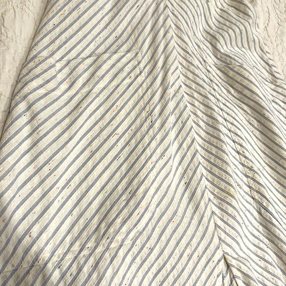 Rebecca Taylor MULTI COLOR STRIPE RUFFLE DRESS NWOT - Picture 10 of 13